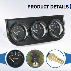 JDMSPEED black console keeps gauges neatly organized