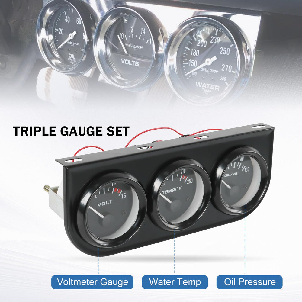 JDMSPEED volt meter helps monitor charging during driving