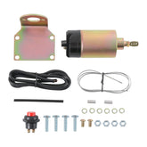 JDMSPEED 60lb door solenoid front view with sturdy actuation hardware for reliable pop-open