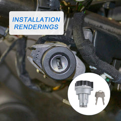 JDMSPEED alloy ignition lock material close-up emphasizing durability