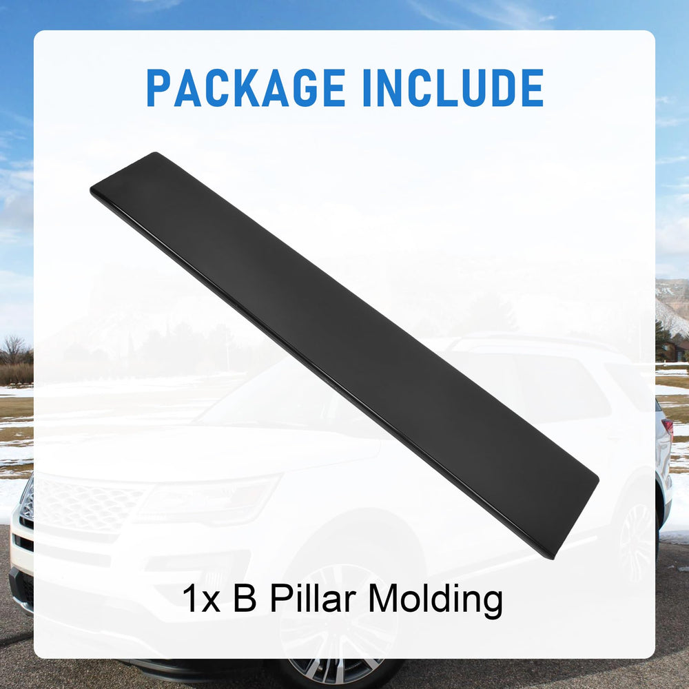 JDMSPEED packaging includes 1x B pillar molding replacement