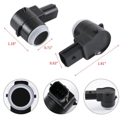 JDMSPEED black backup parking sensor 4pcs supports confident reversing