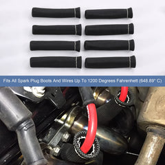 JDMSPEED fiberglass heat sleeve close-up highlighting rugged protection