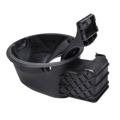 JDMSPEED fuel filler door housing close-up showing precise fit for Ford F-150