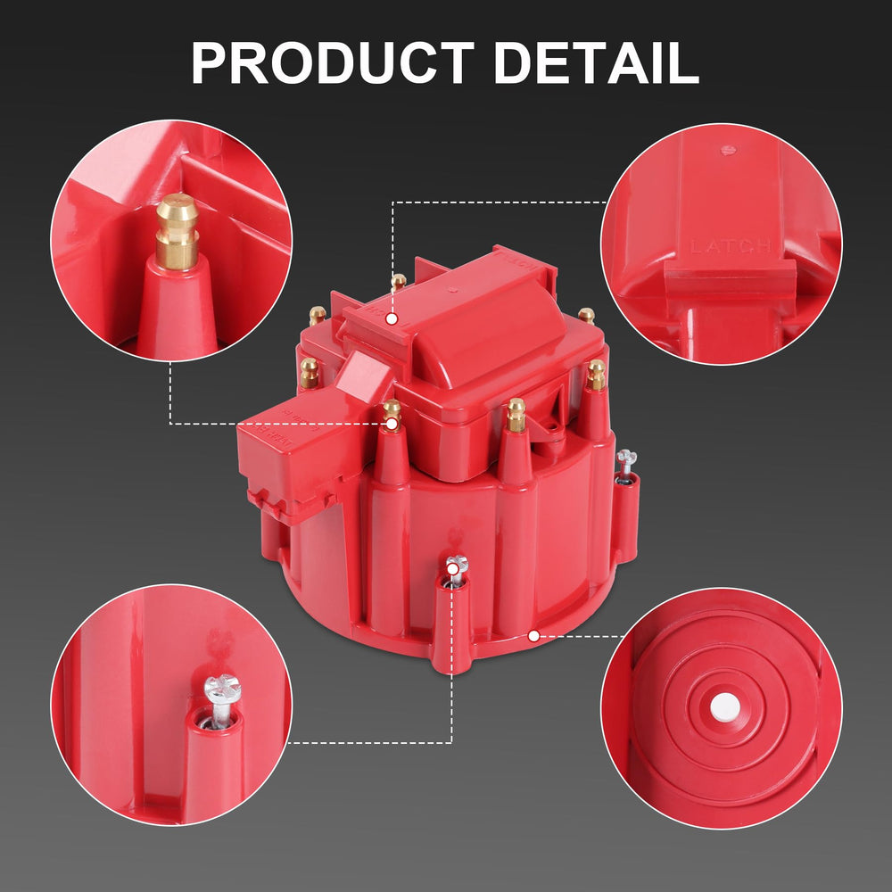 JDMSPEED red distributor cap visible for easy maintenance