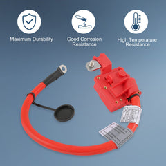 JDMSPEED high-durability battery cable withstands heat and wear.