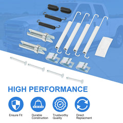 JDMSPEED HW7329 brake springs and pins for smooth operation