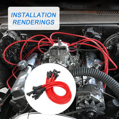 JDMSPEED ignition wires count 10 image, complete set for quick installation.