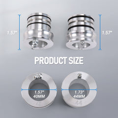 Includes nozzles, rings, and fittings for versatile use