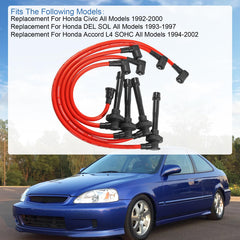 JDMSPEED 10.5mm spiral design for reliable ignition in Del Sol