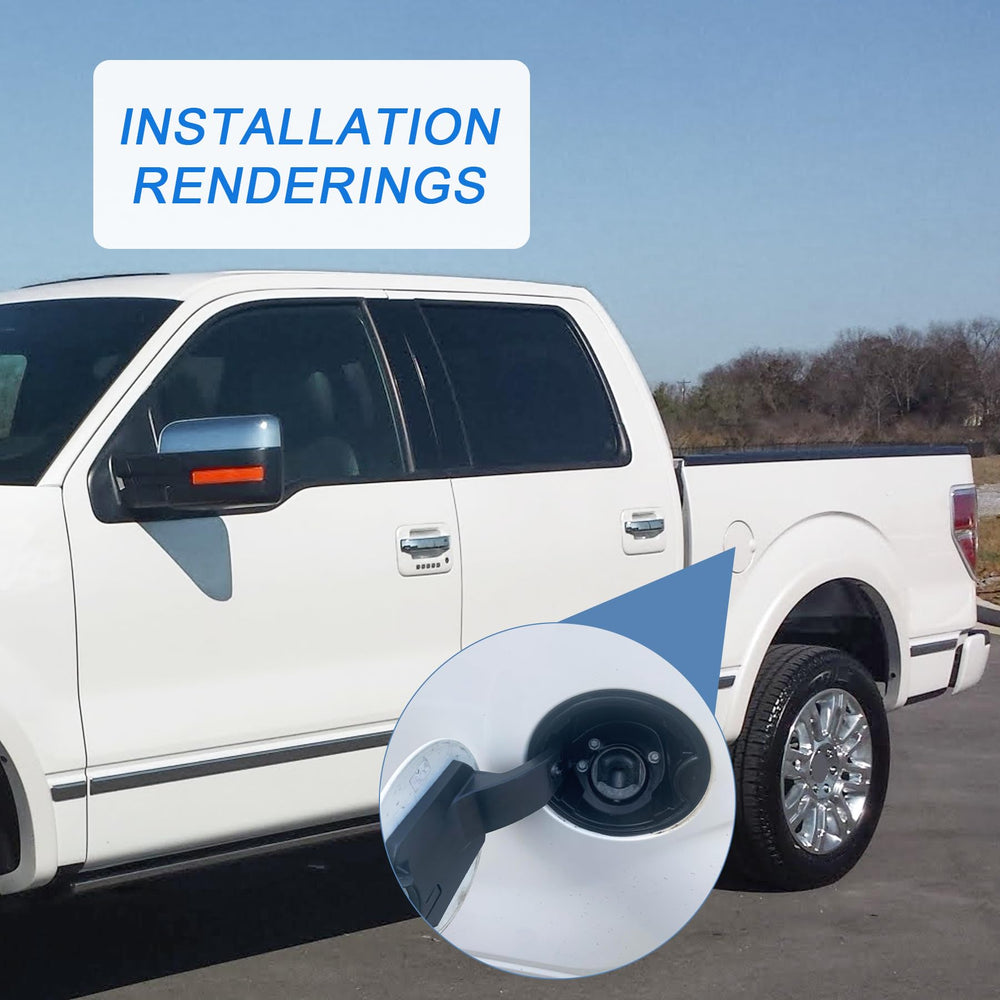 JDMSPEED Styleside fuel door housing guide for Ford F-150