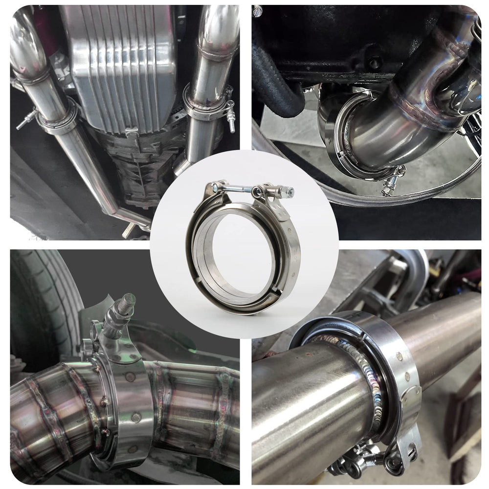 JDMSPEED universal 3in V-Band kit fits many turbo setups