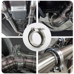 JDMSPEED universal 3in V-Band kit fits many turbo setups