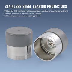 JDMSPEED universal axle protector fits 2000–3500 lb trailers for versatile use.