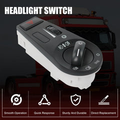 JDMSPEED Volvo FH12/FM front installation view, compatible left-front placement.