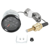 JDMSPEED water temp gauge dial face provides quick temperature reading.