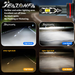 JEAZONFA Chevy Silverado beam pattern matches OEM design for accuracy.