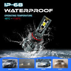 JEAZONFA IP68 waterproof bulbs withstand rain and snow.