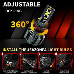 JEAZONFA plug-and-play installation requires no tools.