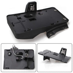 JeCar ABS plastic license plate bracket provides durable, corrosion-resistant support