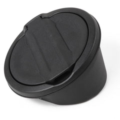 JeCar fuel door cover adds a black accent and extra durability for JL models.