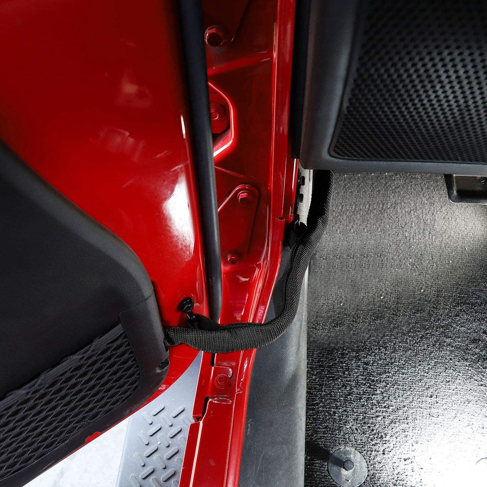 JeCar strap installation lets you cut the old strap and zip on