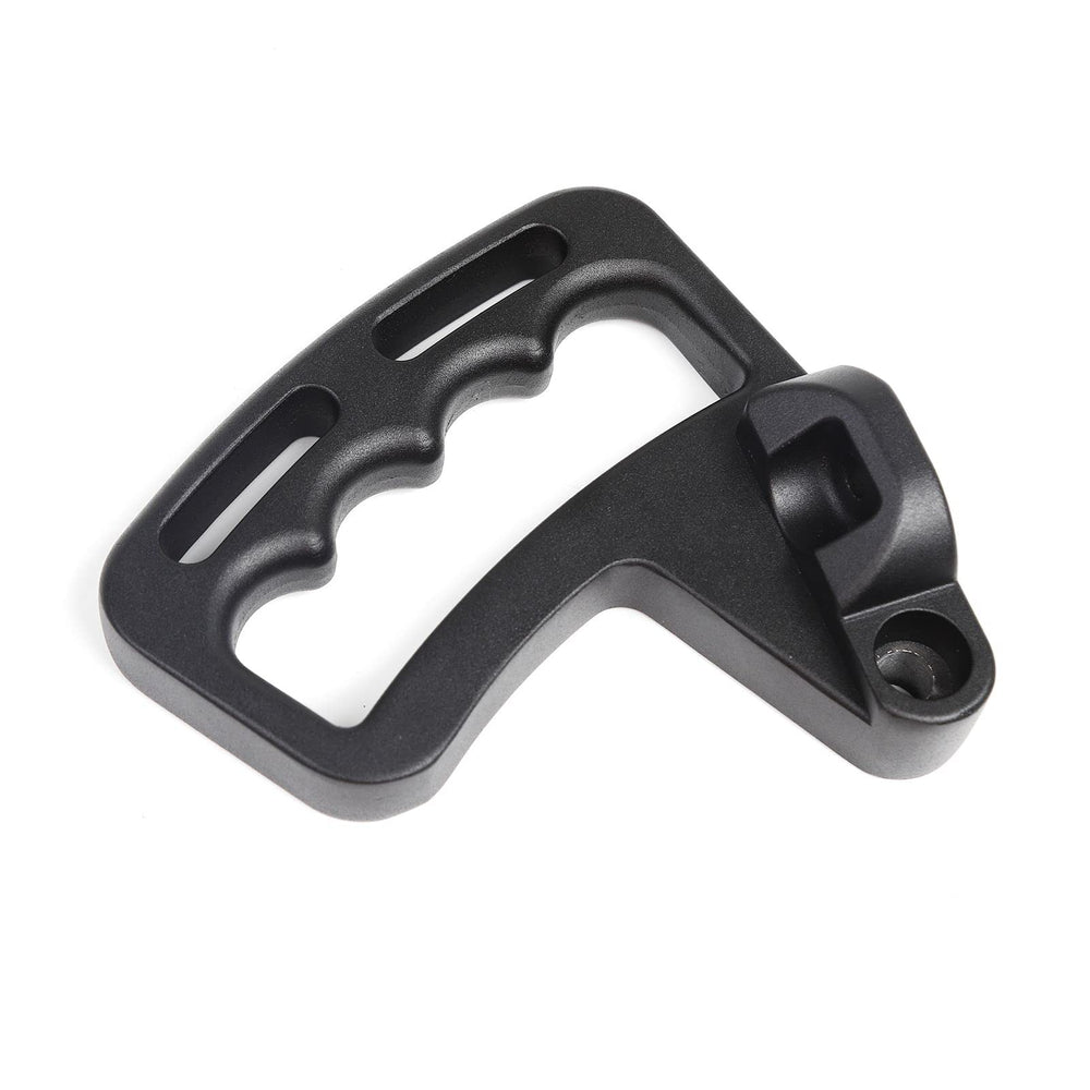 JeCar rugged aluminum grab handles support repeated use on demanding trails.