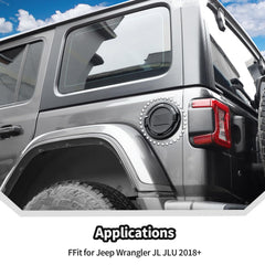 Rugged off-road styling with JeCar gas cap cover for Wrangler