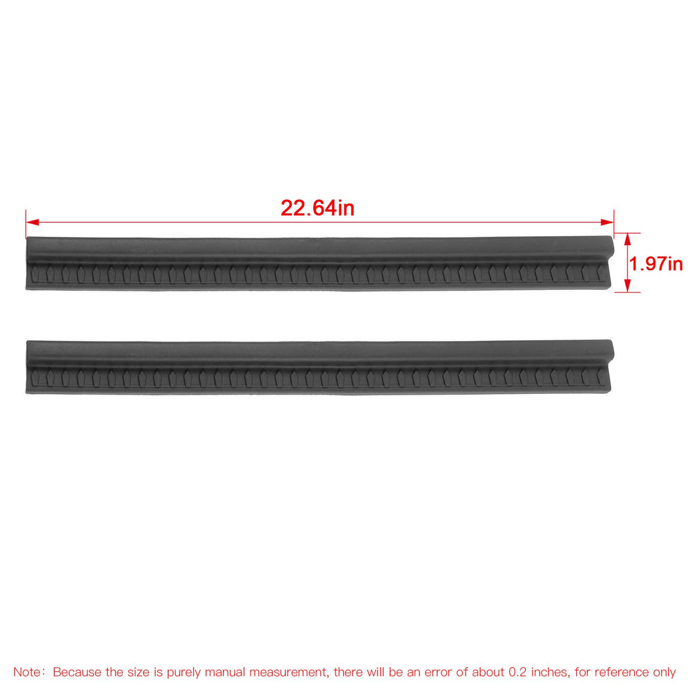 Jecar door sill guard set fits 1997-2006 Jeep Wrangler TJ.
