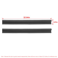 Jecar door sill guard set fits 1997-2006 Jeep Wrangler TJ.