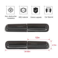 JeCar smoked tail light covers rear view adds sleek protection