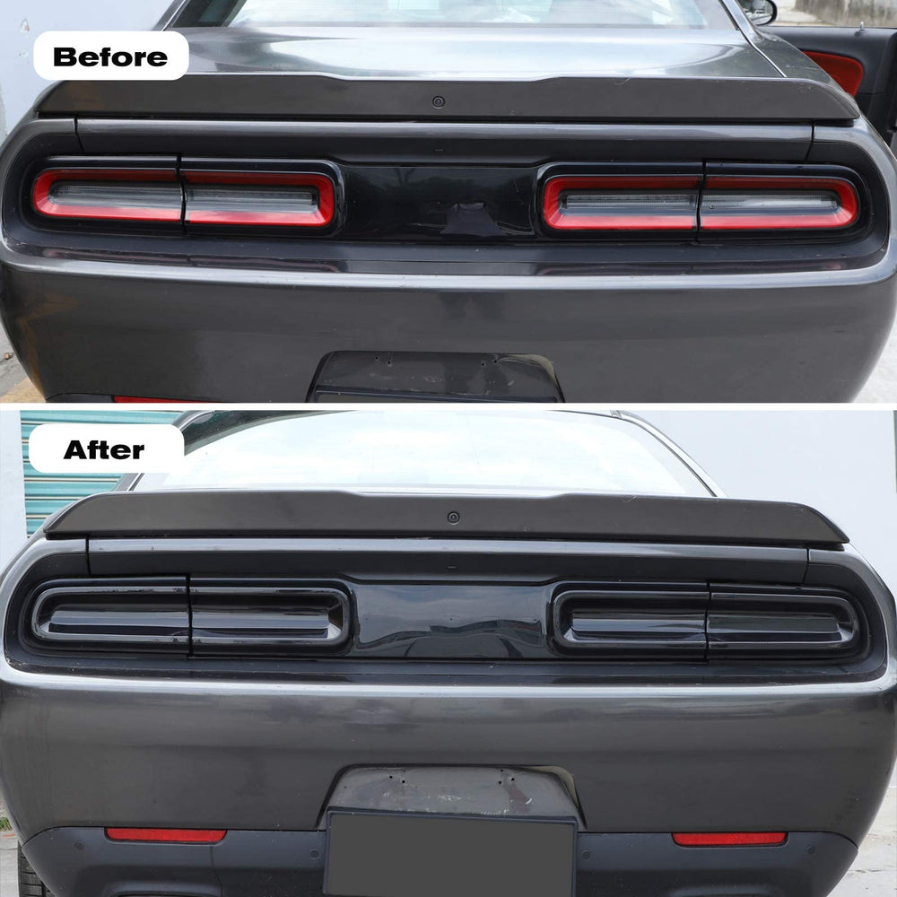 JeCar smoked tail light covers side profile boosts styling