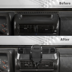 JeCar TJ upgraded metal ball ensures a durable, secure hold on the dash.