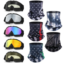 Jecery motorcycle goggles with a wide lens for wind protection.