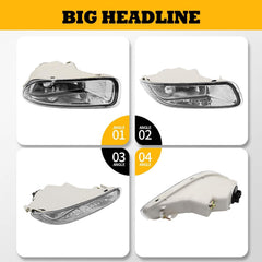 Jecoupoon complete fog-light pair enhances vehicle lighting system