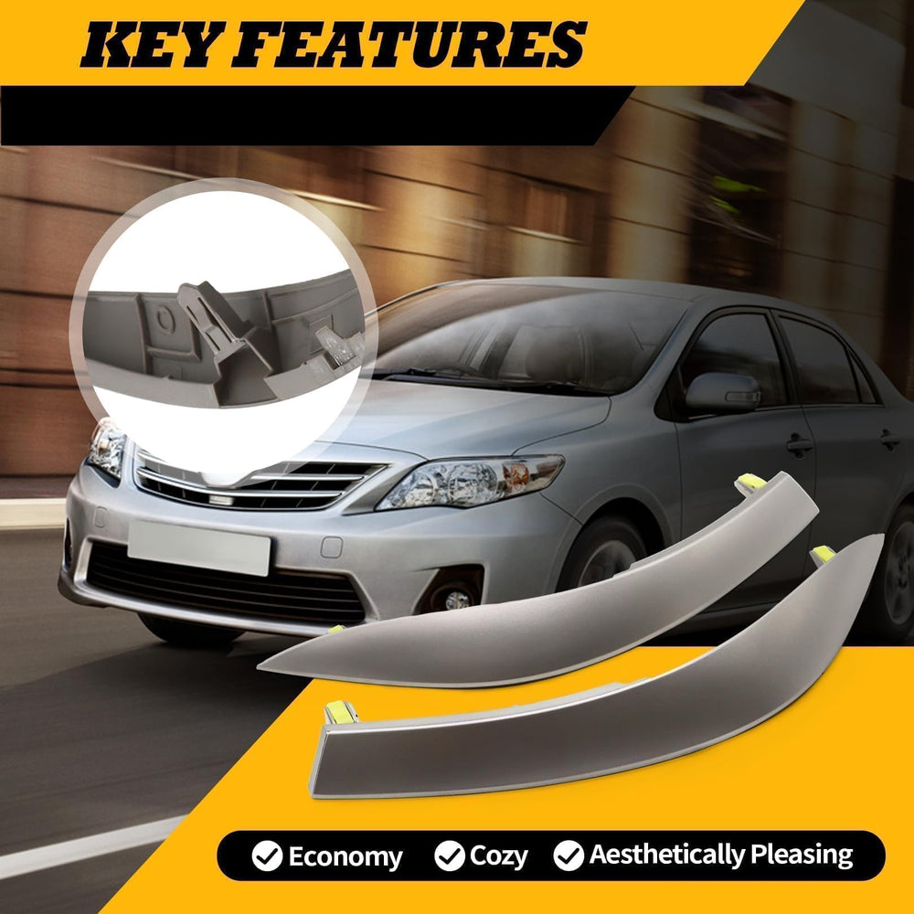 Jecoupoon Corolla right dashboard strip adds clean lines and premium feel.