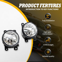Jecoupoon Fit front fog light left enhances fog penetration