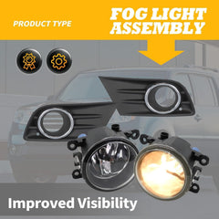 Jecoupoon fog light chrome trim detail adds refined styling