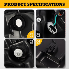 Jecoupoon halogen headlight sealing detail resists impurities