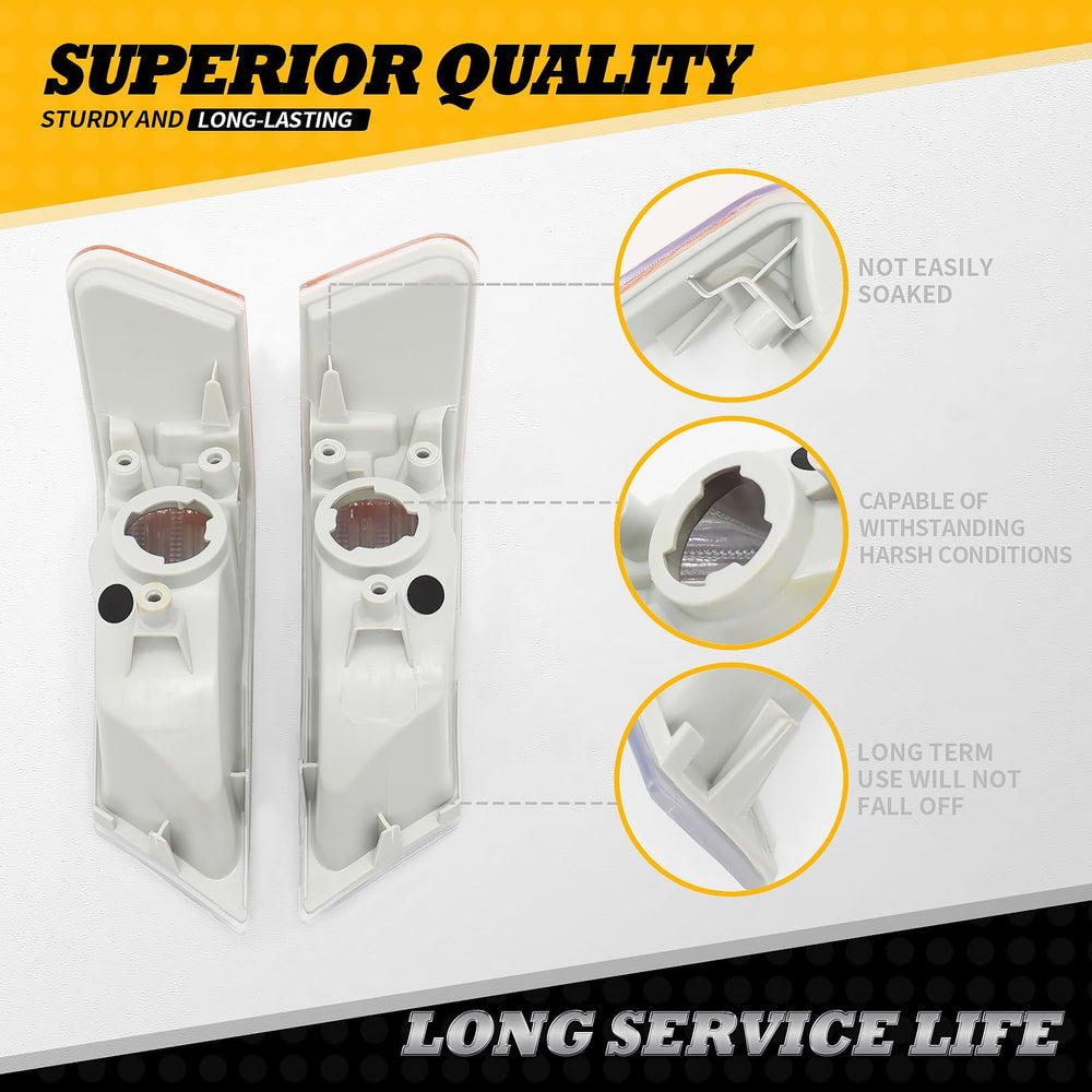 Jecoupoon Patriot side marker light housing left protects the corner light