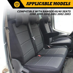 Jecoupoon Ranger interior protection helps keep seats clean.
