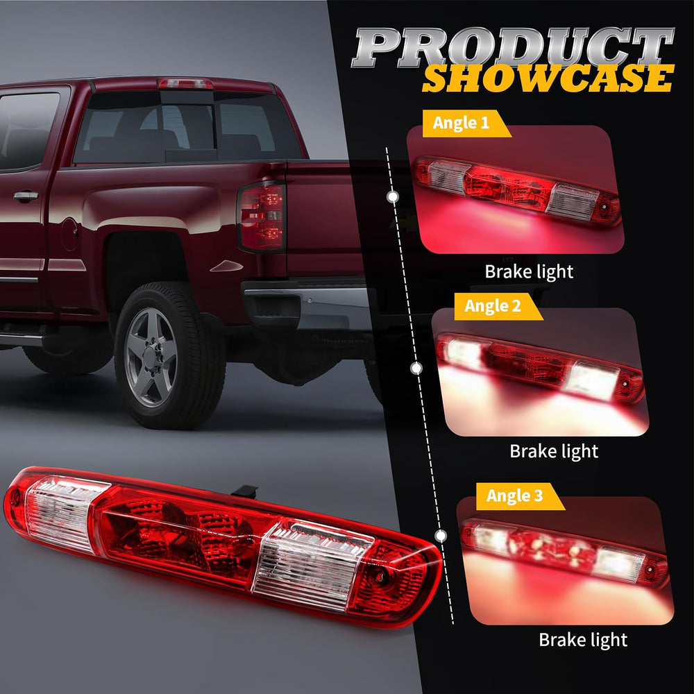 Jecoupoon Sierra-compatible brake light ensures clear brake signaling.