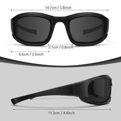 Jeemeele goggle blue lens offering glare reduction for bright rides.