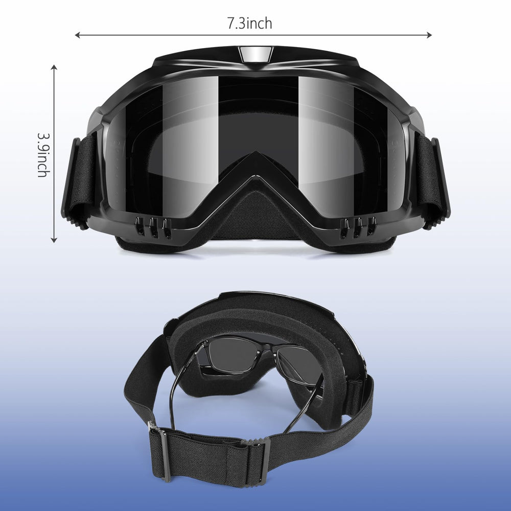 Jeemeele goggles lenses clear deliver UV protection and anti-fog clarity.