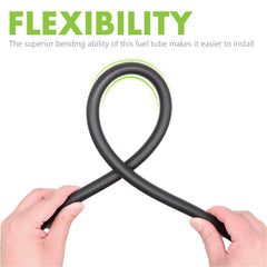 Jeemiter SAE 30R7 certified hose for automotive fuel and engine oil lines.
