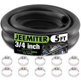 Jeemiter fuel line hose 34 inch ID, 5 ft kit for fuel systems.