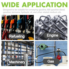 Jeemiter-multi-fuel-hose supports gasoline, diesel, biodiesel, and more for automotive and marine use.