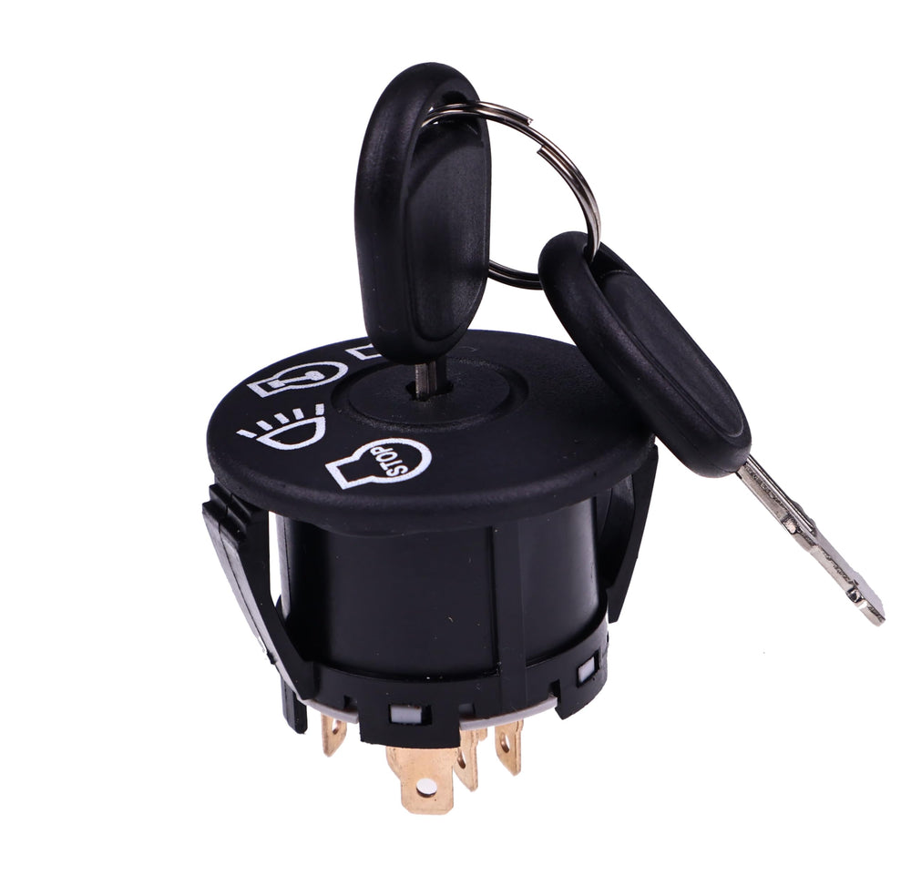 JEENDA d-series lawn tractor ignition switch installed in dashboard for simple ignition.