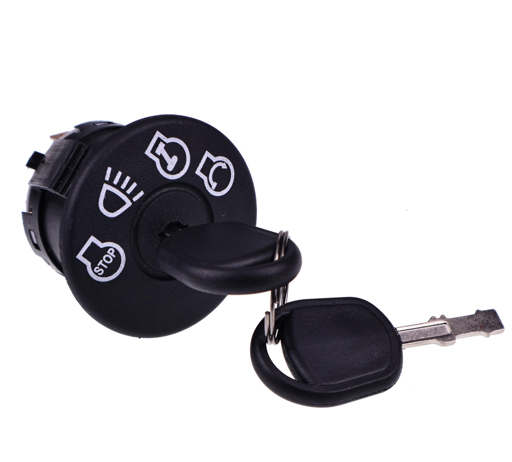 JEENDA ignition keys and packaging close-up, multiple part number compatibility shown.
