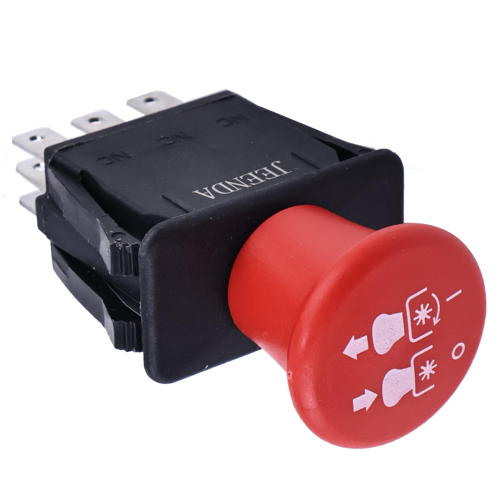 JEENDA PTO switch with snap-in mount demonstrates quick installation and secure operation.